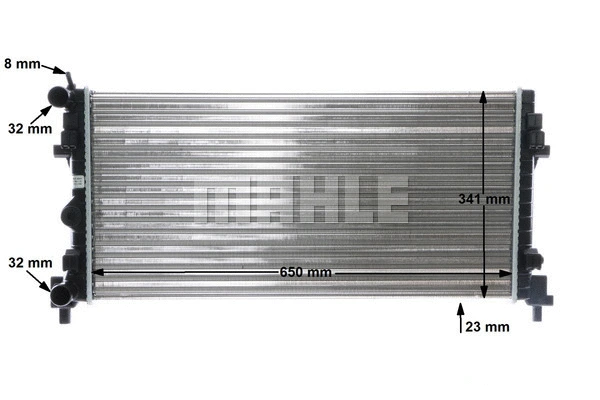 Radiator, engine cooling