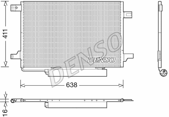Condenser, air conditioning (WG1917276)