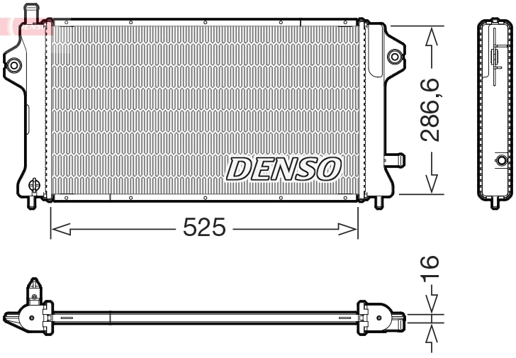 Radiator, engine cooling (WG2339265)