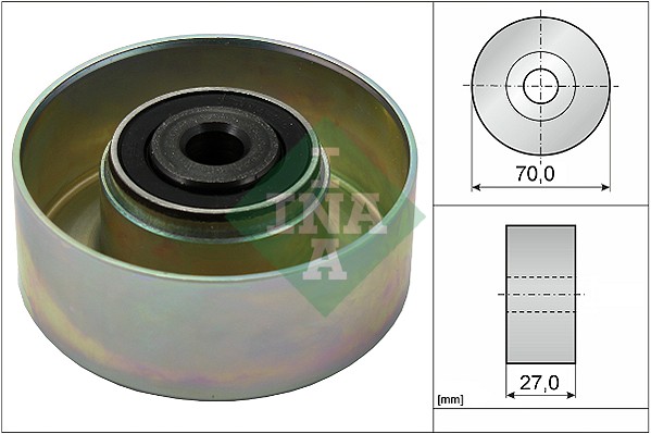 Deflection/Guide Pulley, V-ribbed belt (WG1252812)