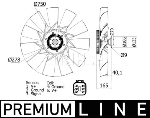 Fan, engine cooling (WG2180811)