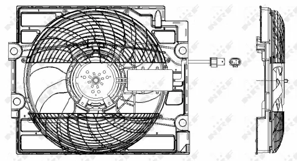 Fan, engine cooling