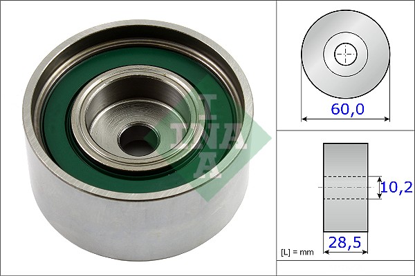 Deflection/Guide Pulley, timing belt (WG1253096)
