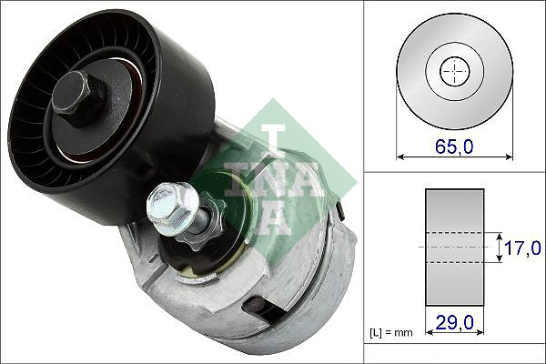 Belt Tensioner, V-ribbed belt (WG1253354)