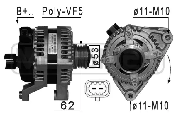 Alternator (WG2011068)
