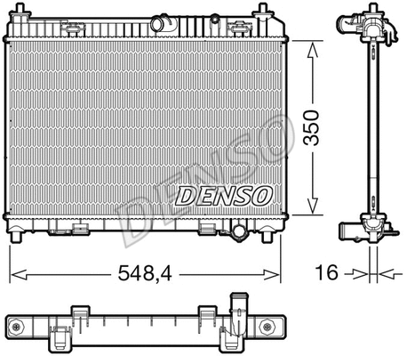 Radiator, engine cooling (WG2170161)