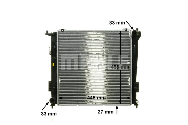 Radiator, engine cooling