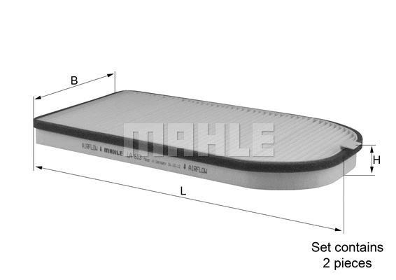 Filter, cabin air (WG1215485)
