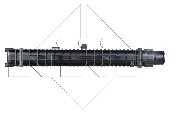 Radiator, engine cooling