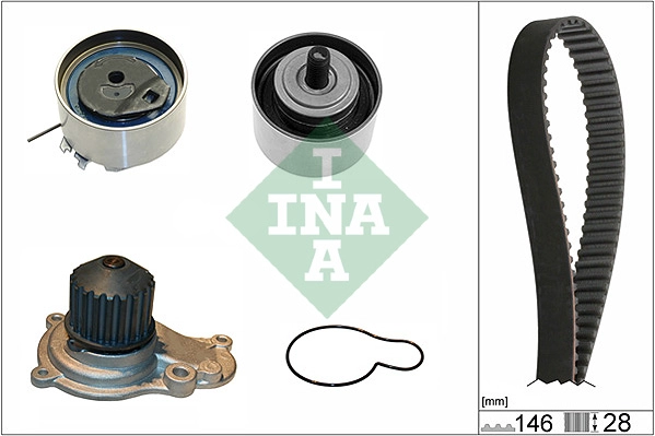 Water Pump & Timing Belt Kit (WG1809860)