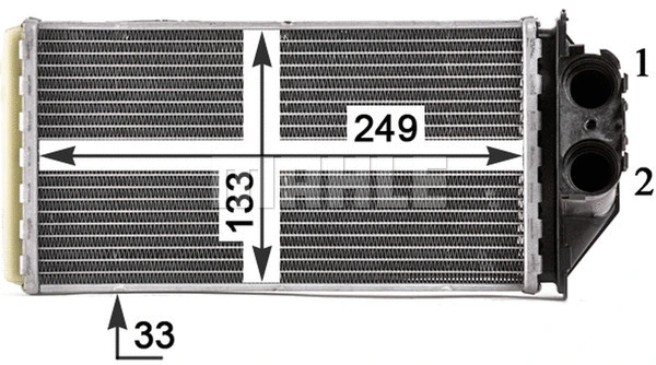 Heat Exchanger, interior heating