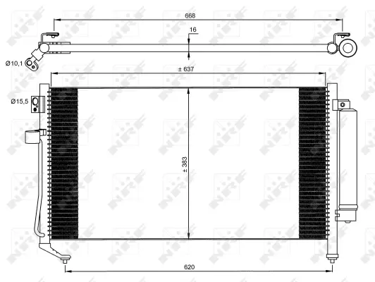Condenser, air conditioning (WG2161154)