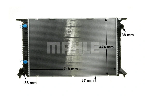 Radiator, engine cooling