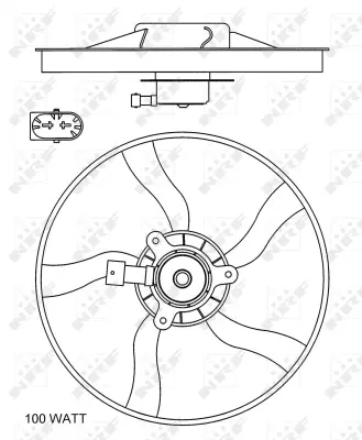 Fan, engine cooling (WG1720169)