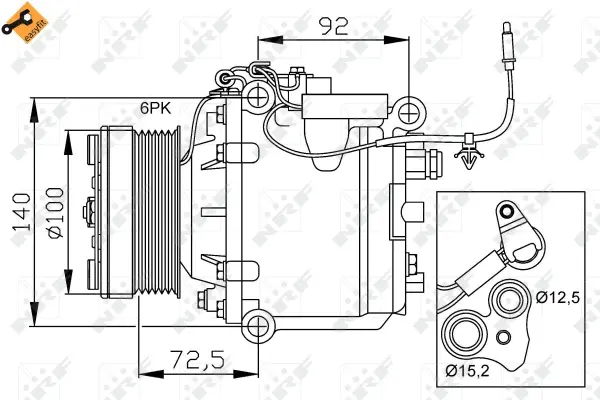 Compressor, air conditioning