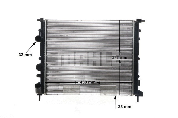 Radiator, engine cooling