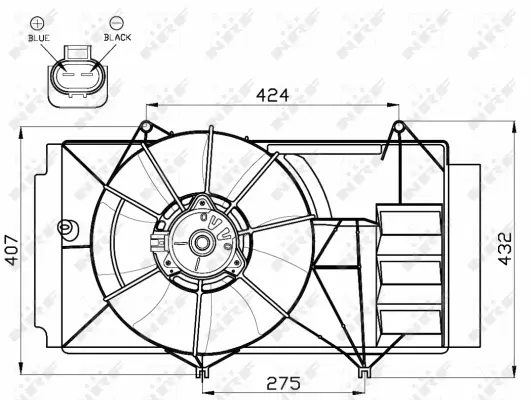 Fan, engine cooling