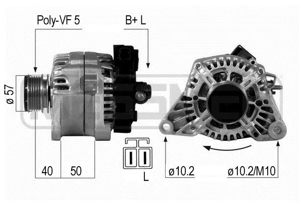 Alternator (WG2012108)