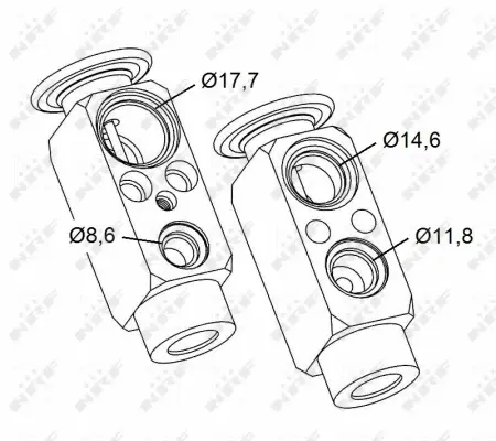 Expansion Valve, air conditioning (WG2161485)