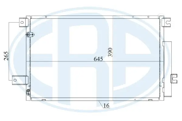Condenser, air conditioning (WG2016784)