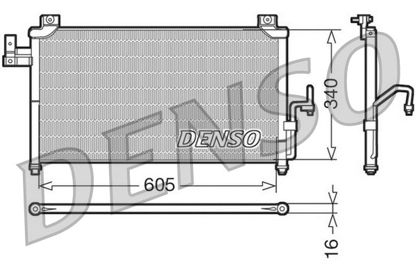 Condenser, air conditioning (WG1917474)
