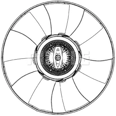 Fan, engine cooling (WG2180838)