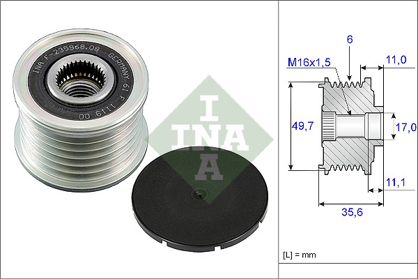Alternator Freewheel Clutch (WG1253662)