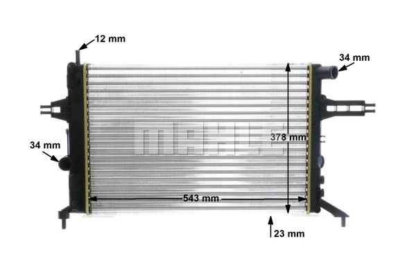 Radiator, engine cooling