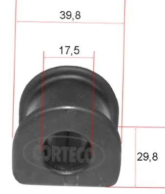 Mounting, stabiliser bar (WG1923008)