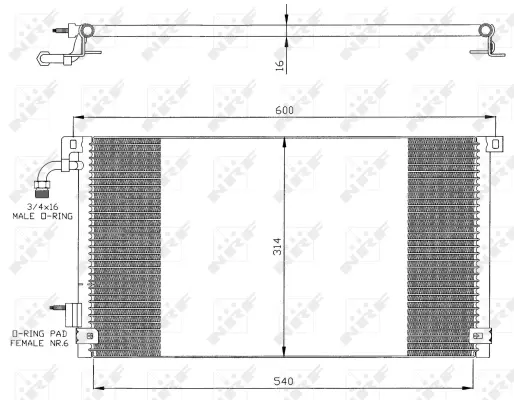 Condenser, air conditioning (WG2160845)