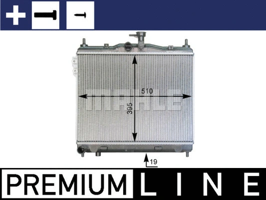 Radiator, engine cooling