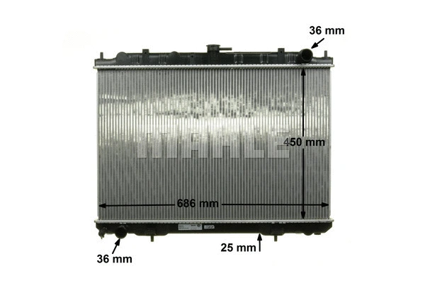 Radiator, engine cooling