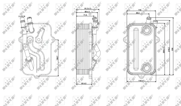 Oil Cooler, automatic transmission