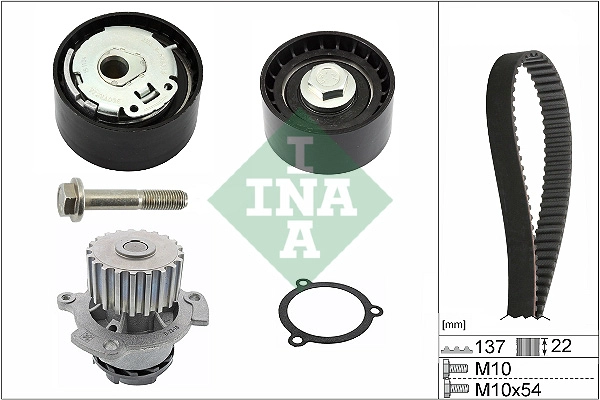 Water Pump & Timing Belt Kit (WG1967664)
