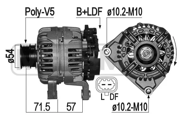 Alternator (WG2011032)