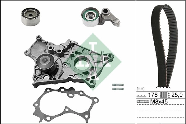 Water Pump & Timing Belt Kit (WG1710037)