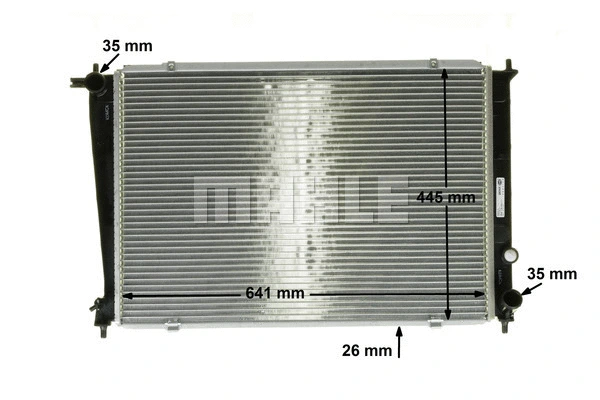 Radiator, engine cooling