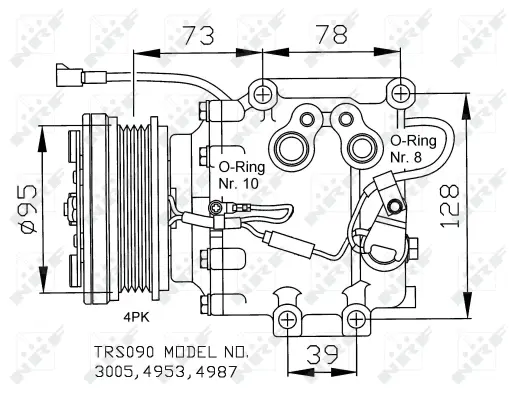 Compressor, air conditioning (WG2159250)