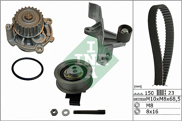 Water Pump & Timing Belt Kit (WG1710238)