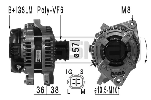 Alternator (WG2012446)