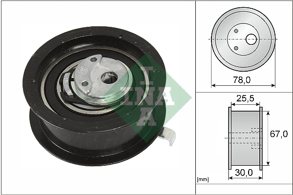 Tensioner Pulley, timing belt (WG1252251)