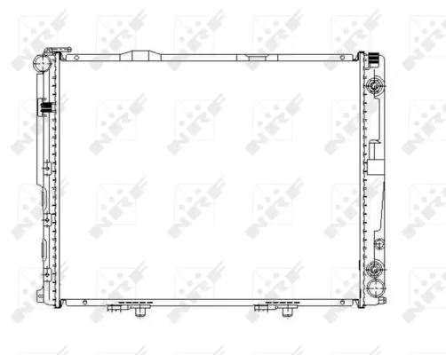 Radiator, engine cooling (WG1723160)