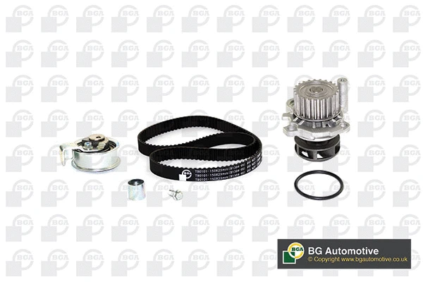 Water Pump & Timing Belt Kit (WG1487903)