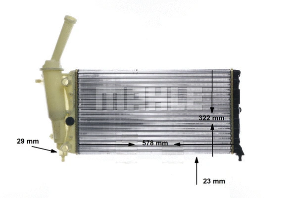 Radiator, engine cooling