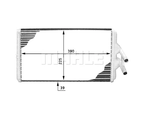 Heat Exchanger, interior heating (WG2179992)