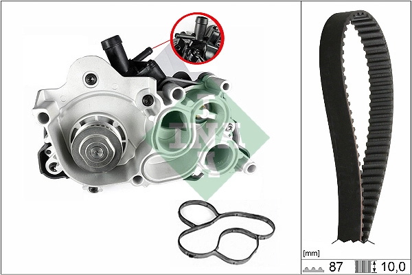 Water Pump & Timing Belt Kit (WG2136866)