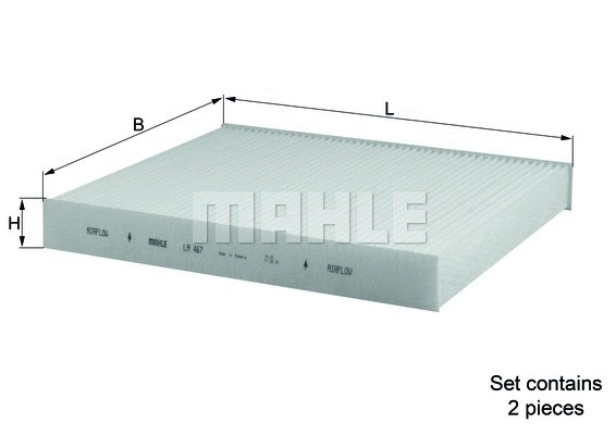 Filter, cabin air (WG1215441)