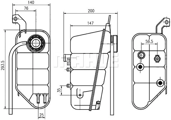 Expansion Tank, coolant (WG2184281)