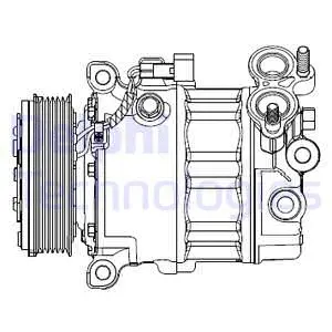 Compressor, air conditioning (WG2039874)