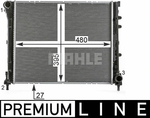 Radiator, engine cooling